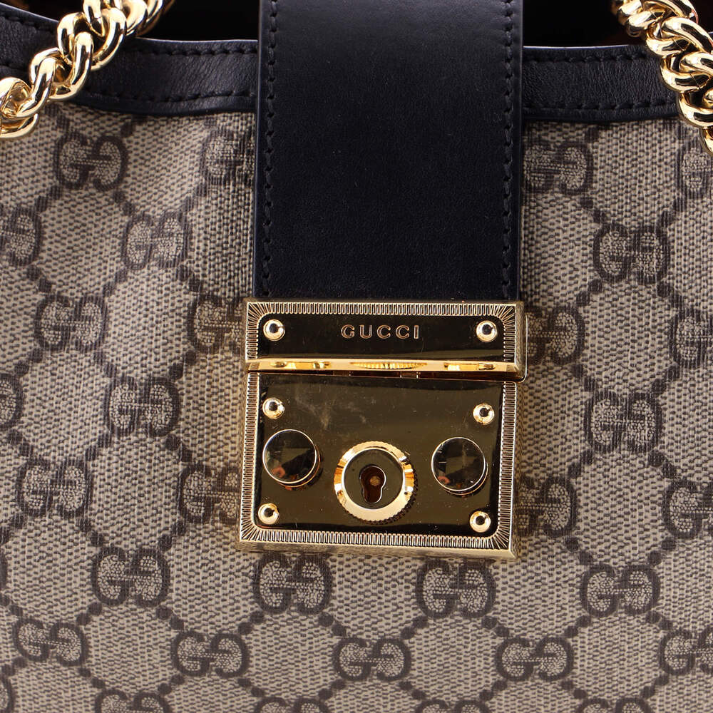 Gucci Padlock Chain Tote Gg Coated #251005G10B - Picture 6 of 7